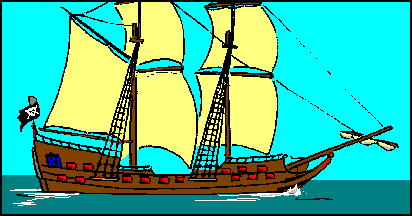 Piratenbrigg mit 28 Kanonen